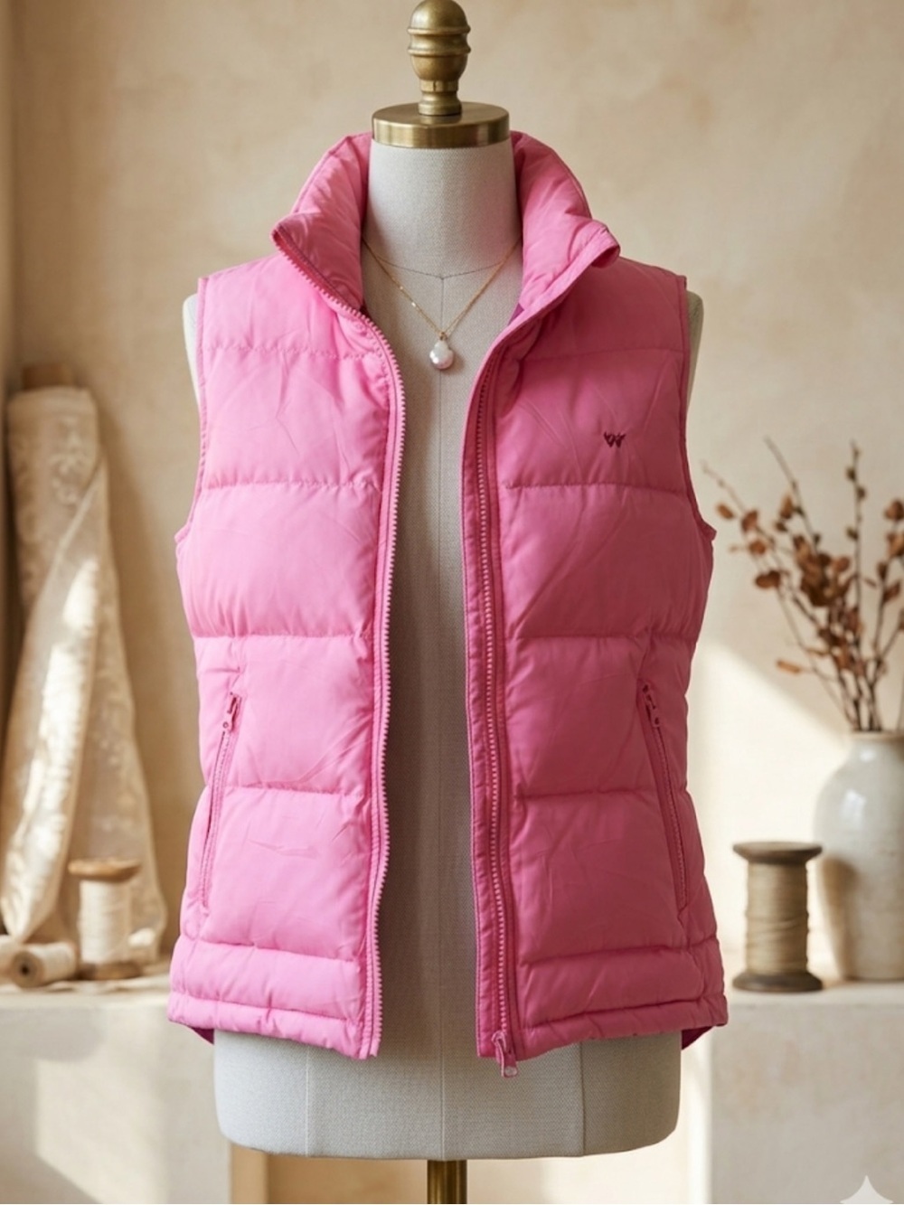 49 Aeropostale Quilted Puffer Vest – Size L | Cozy | Athleisure Winter Layering
